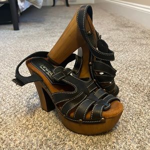 Sbicca Black Heels NWOT